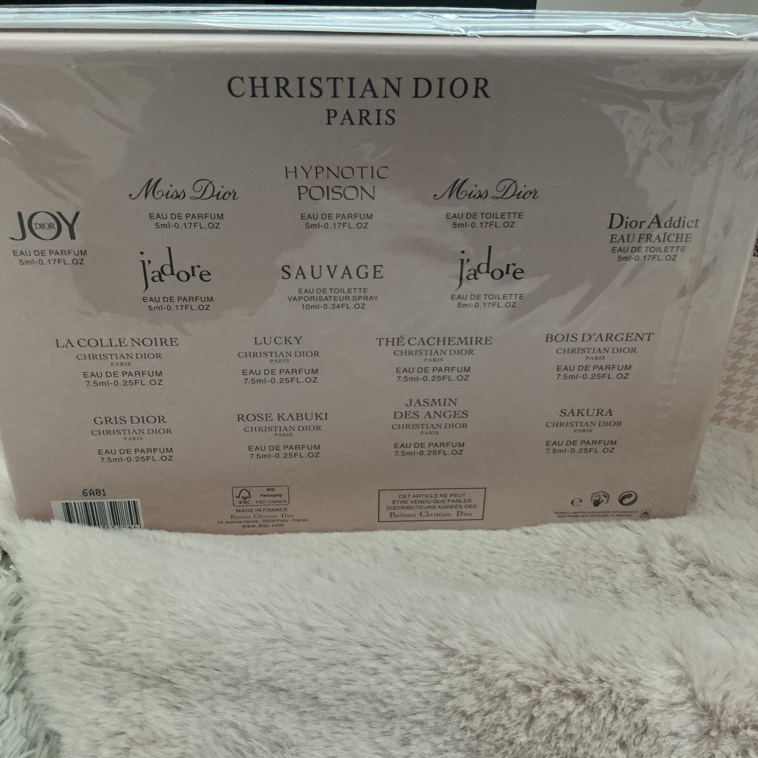 CHRISTIAN DIOR COLLECTION 16 PIECE PERFUME SET