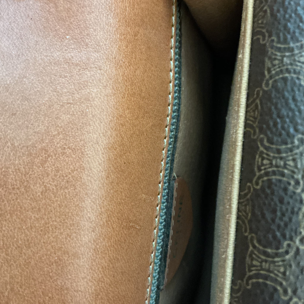 CELINE SMALL CROSSBODY 2 COMPARTMENT BAG WITH ADJUSTABLE STRAP