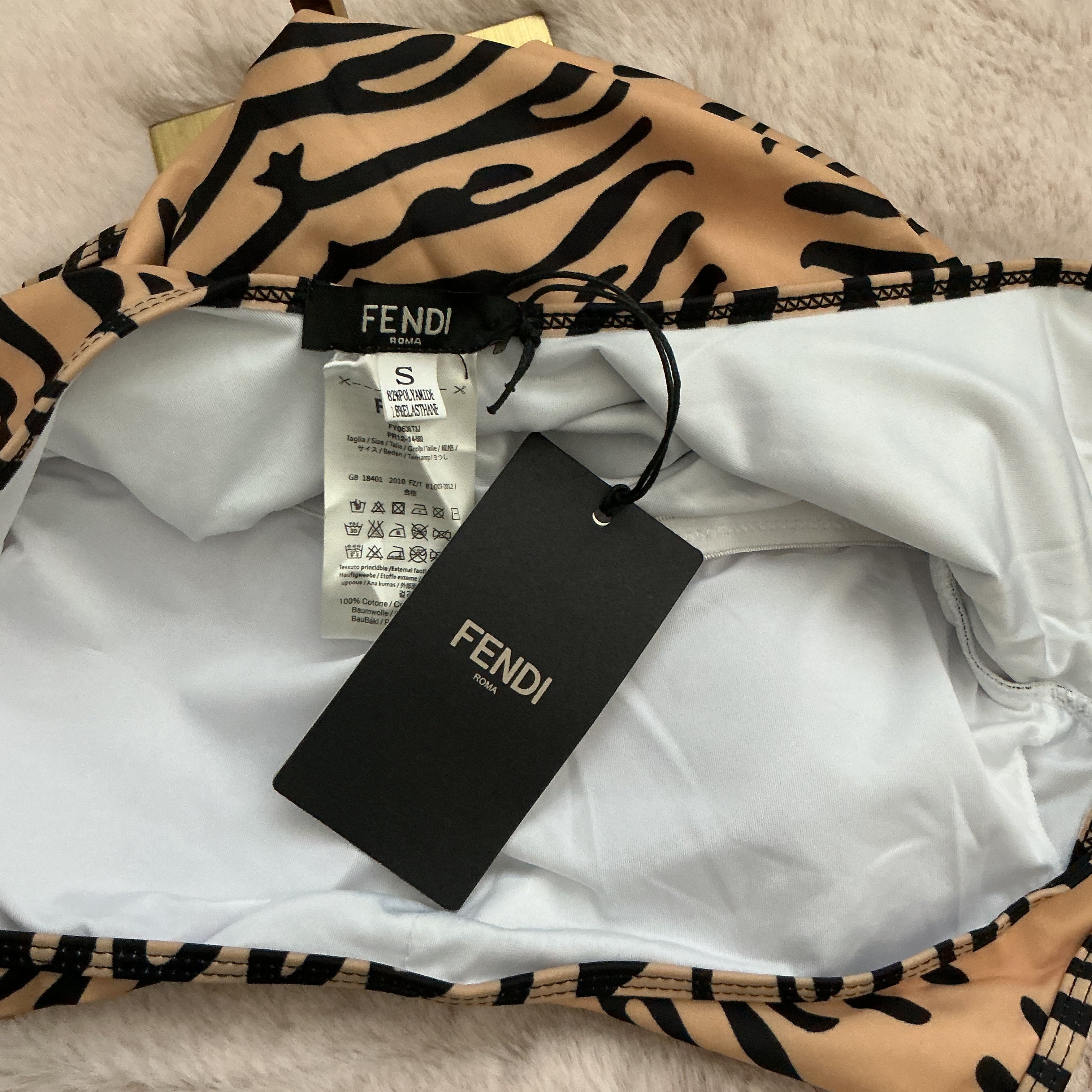 Fendi Roma One Piece Swimsuit with gift bag