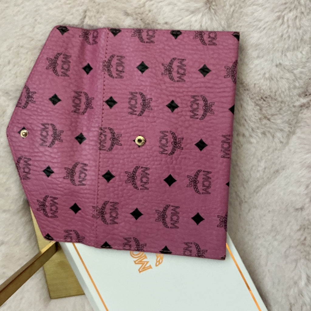 MCM Envelope Monogram Pouch GWP Item with Gift Box