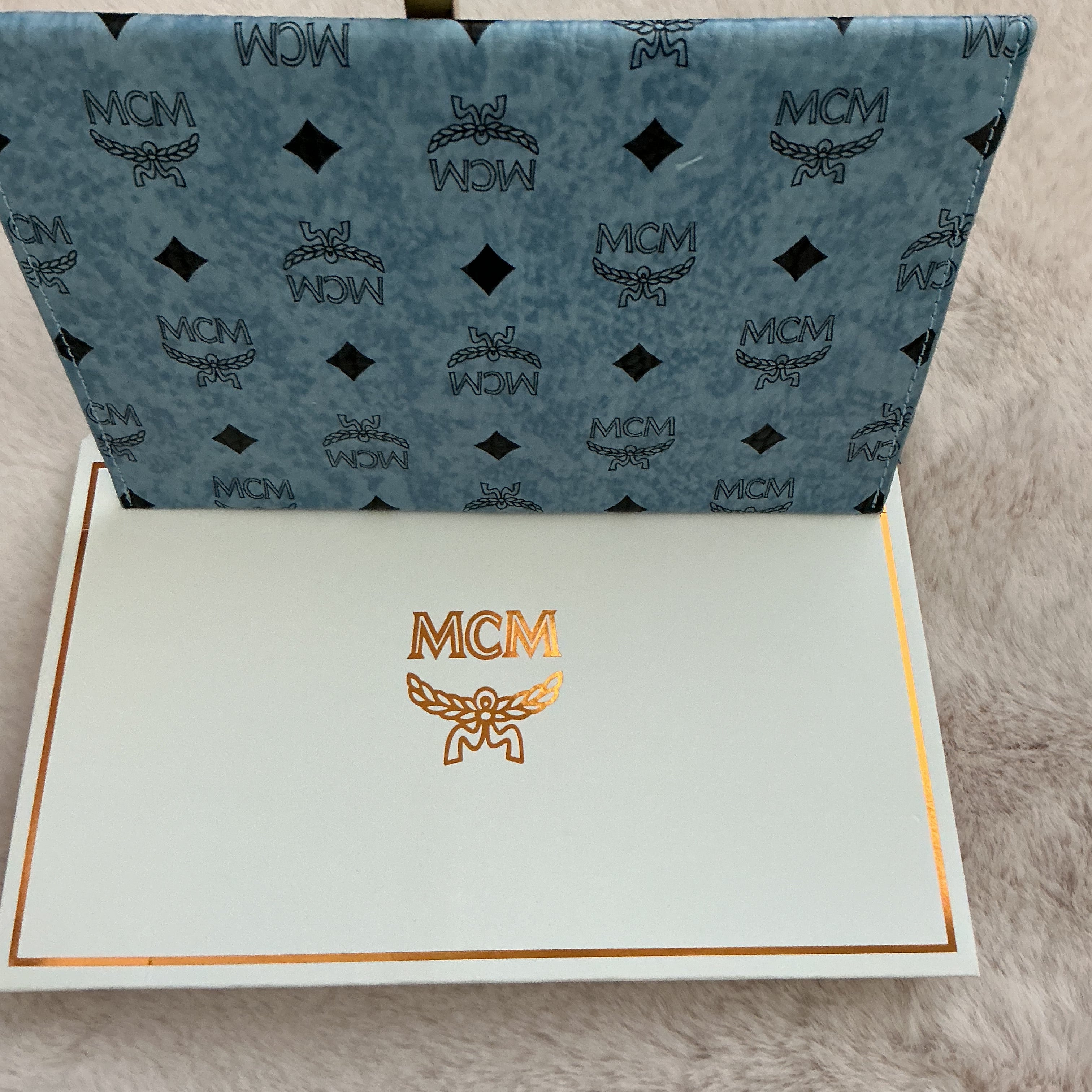 MCM Envelope Monogram Pouch GWP Item with Gift Box