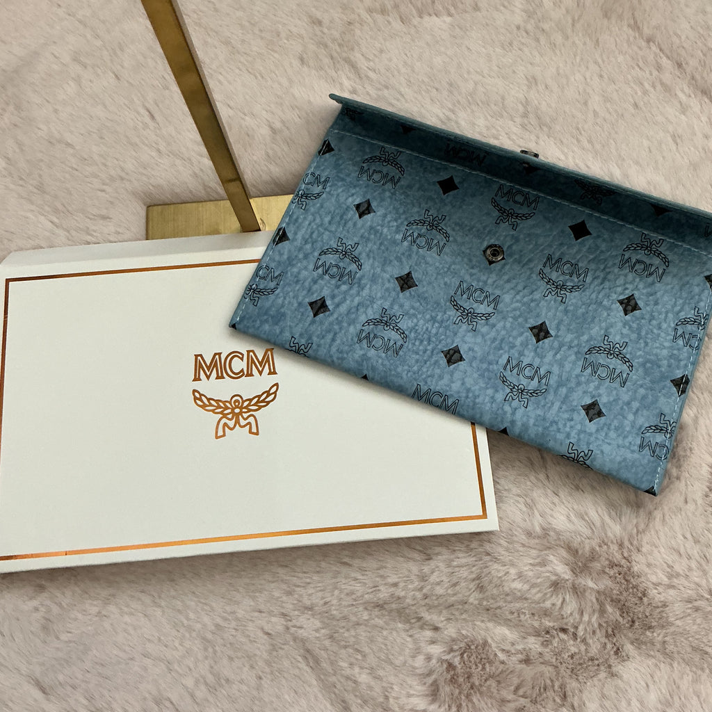 MCM Envelope Monogram Pouch GWP Item with Gift Box