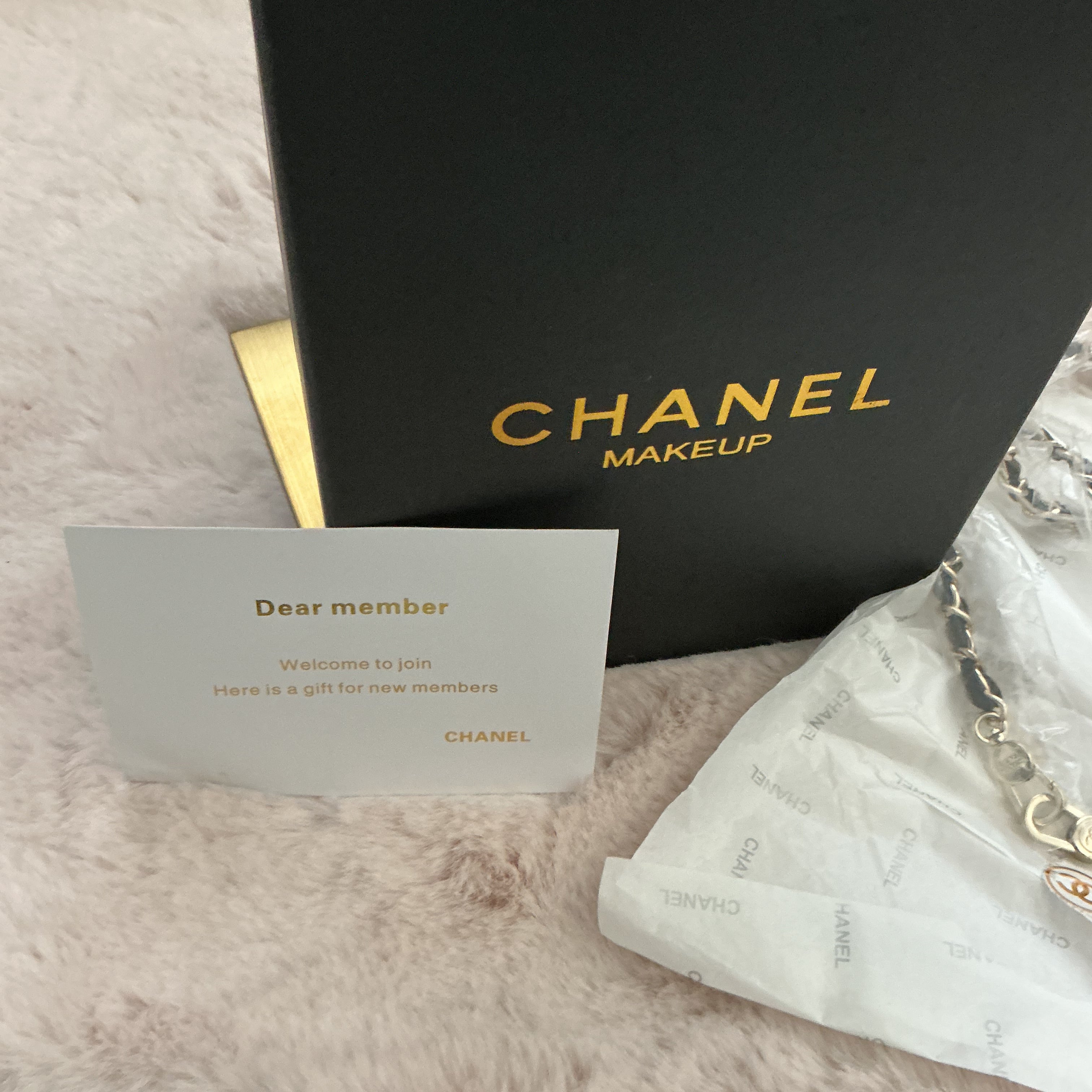 Chanel Makeup  Mini Backpack with Double Chain comes with Gift Box VIP ITEM
