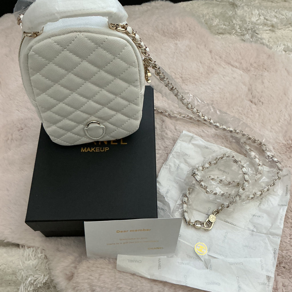 Chanel Makeup  Mini Backpack with Double Chain comes with Gift Box VIP ITEM
