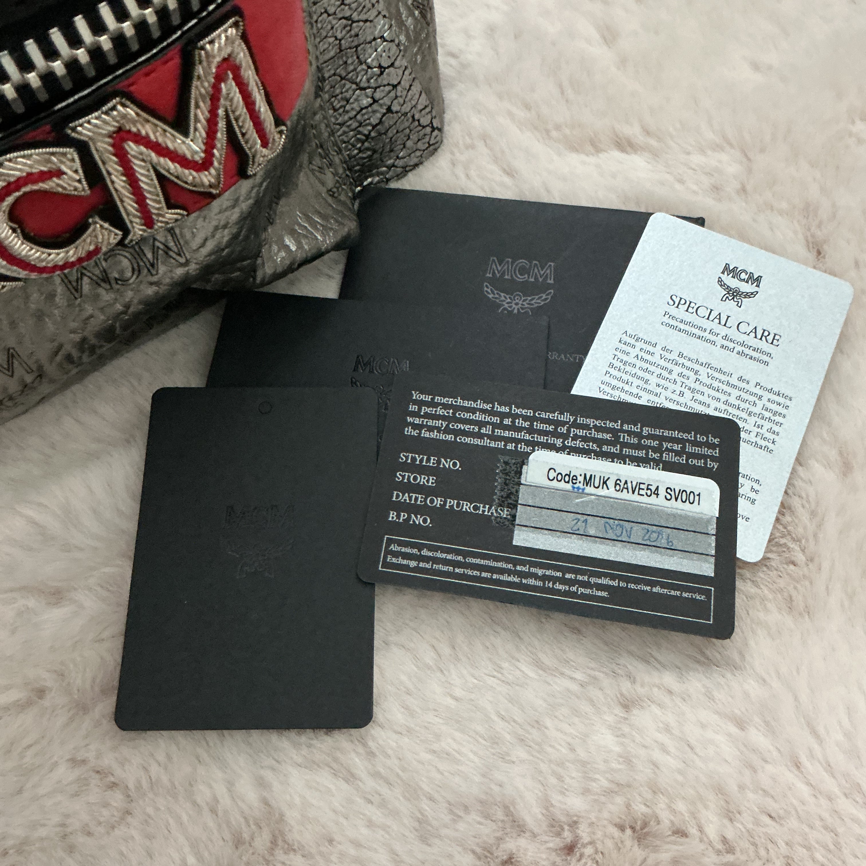 MCM MM Metallic BACKPACK LIMITED EDITION SERIES