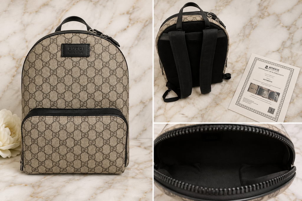 GUCCI GG MONOGRAM GM BACKPACK
