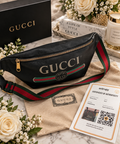 GUCCI CHERRY RED AND LIME BUMBAG MM SIZE