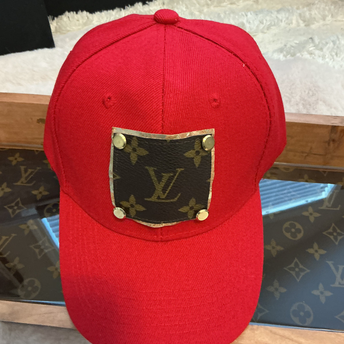 Luxury Authentic Canvas Caps Upcycled