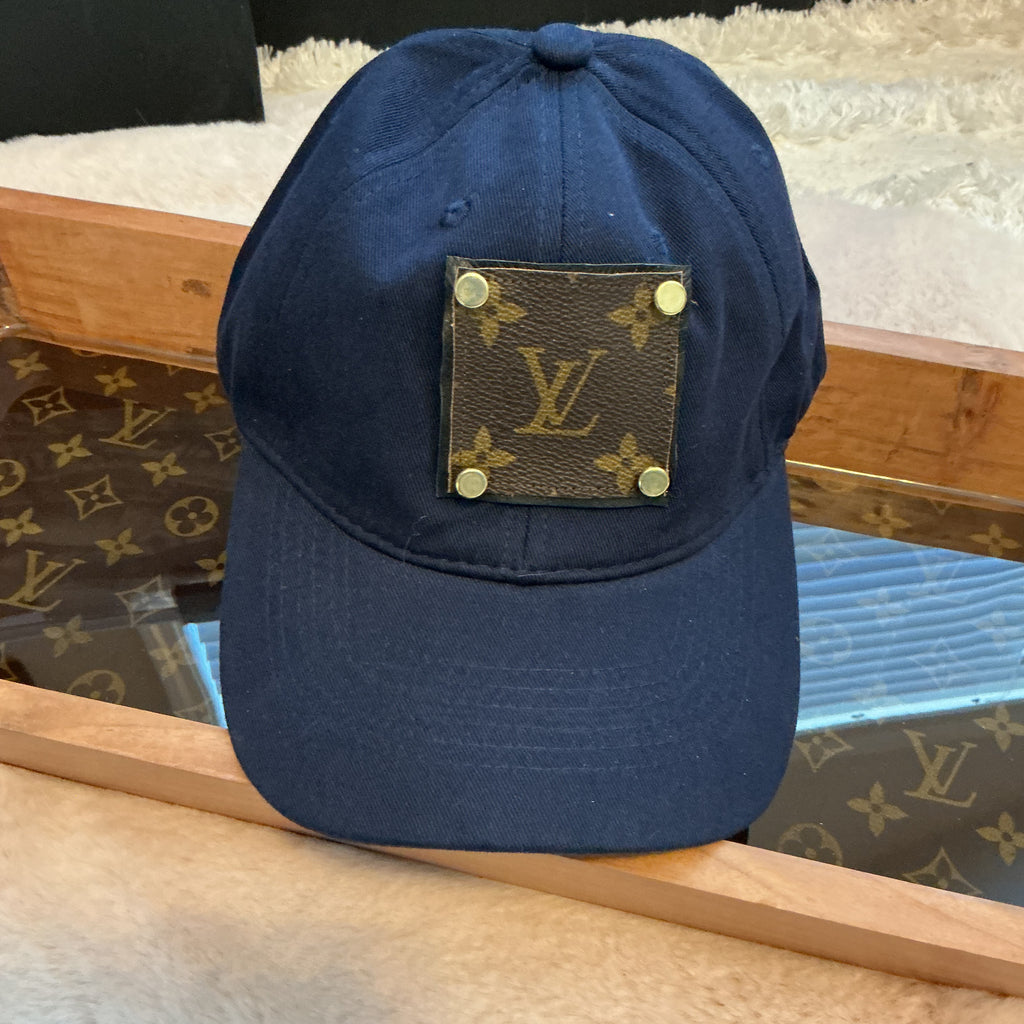Luxury Authentic Canvas Caps Upcycled