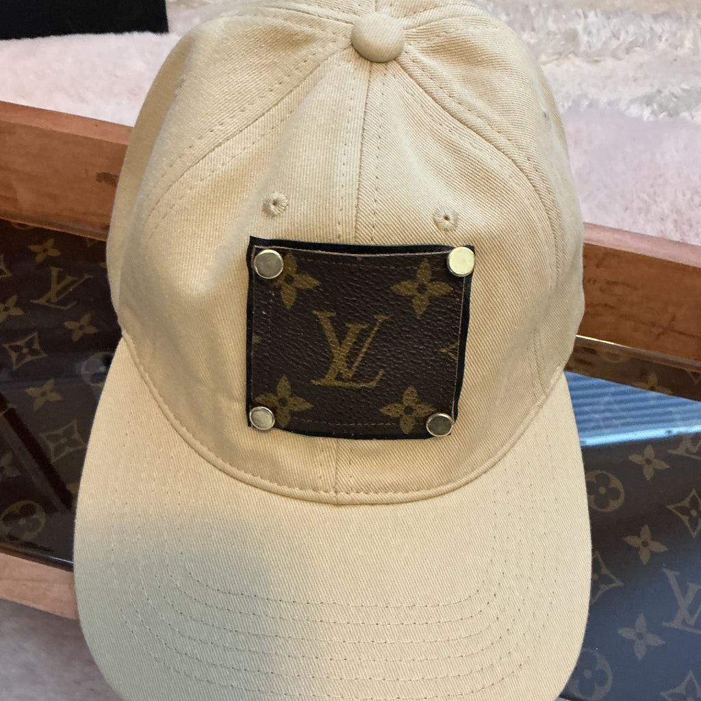 Luxury Authentic Canvas Caps Upcycled