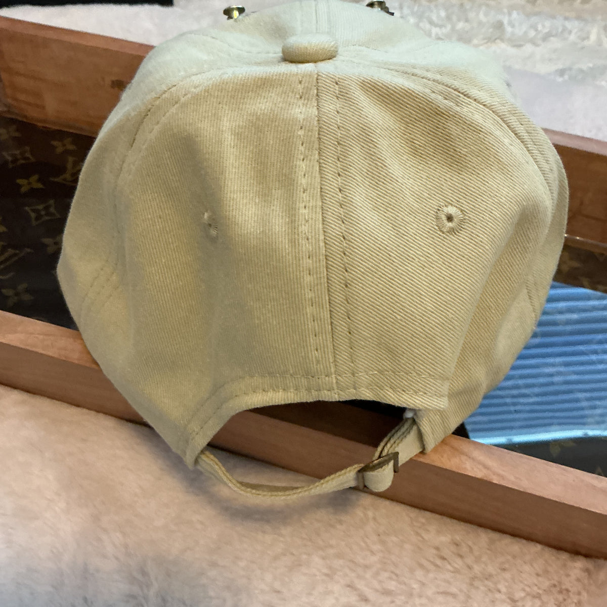 Luxury Authentic Canvas Caps Upcycled
