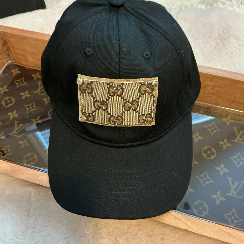 Luxury Authentic Canvas Caps Upcycled
