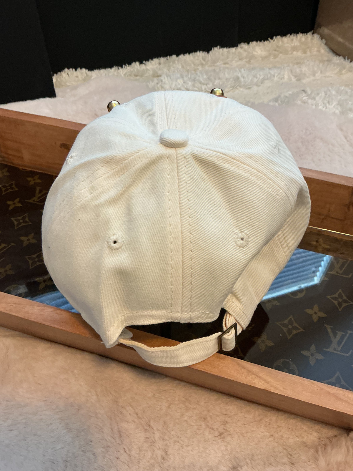 Luxury Authentic Canvas Caps Upcycled