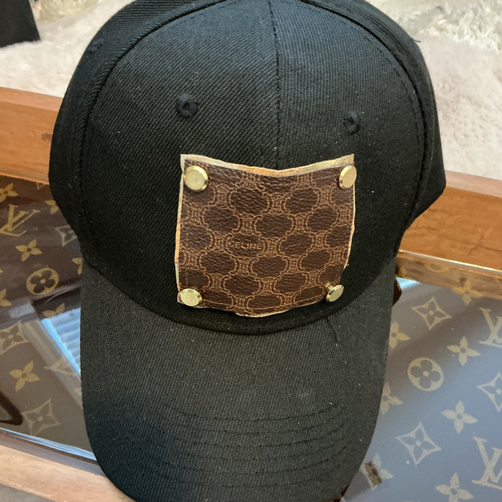 Luxury Authentic Canvas Caps Upcycled