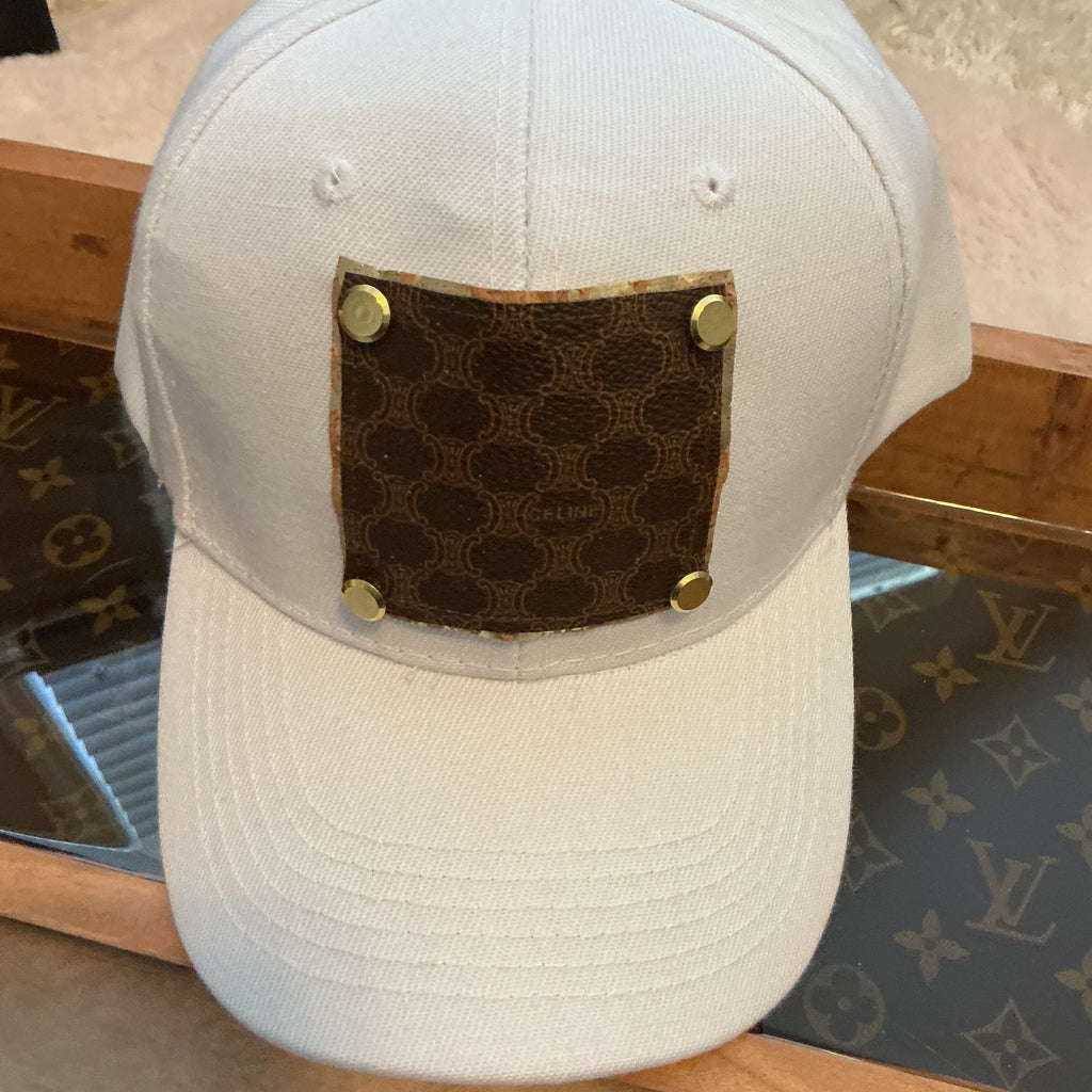 Luxury Authentic Canvas Caps Upcycled