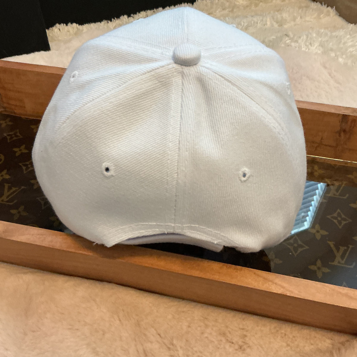 Luxury Authentic Canvas Caps Upcycled