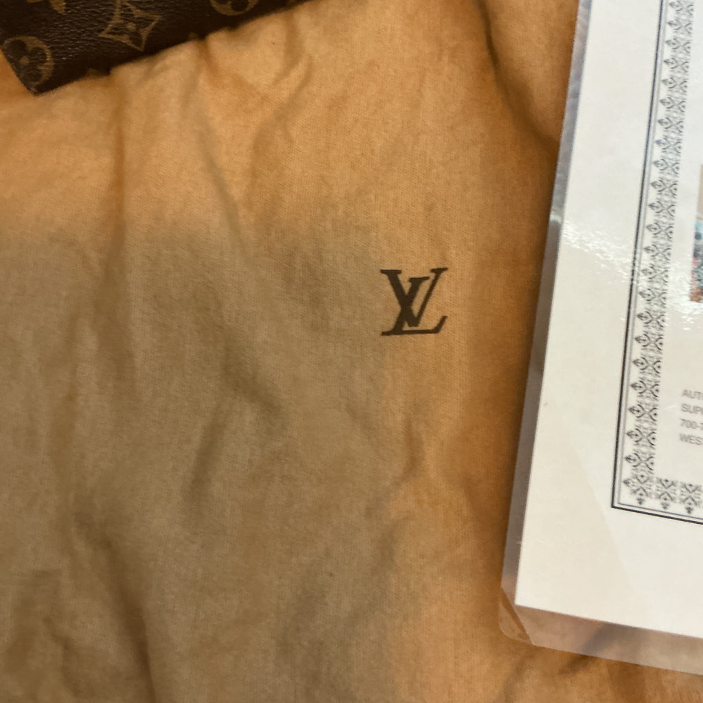 Louis Vuitton Petit PM Monogram Shoulder Bucket Bag with Mini Pouch
