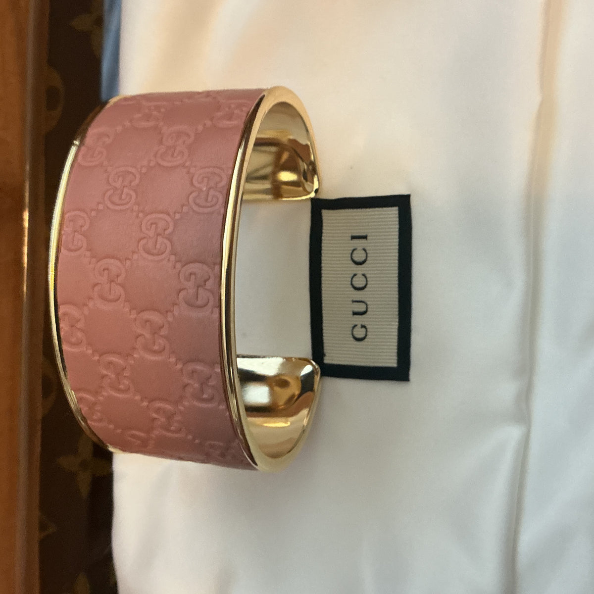Luxury Authentic Canvas Cuff Bracelets Upcycled