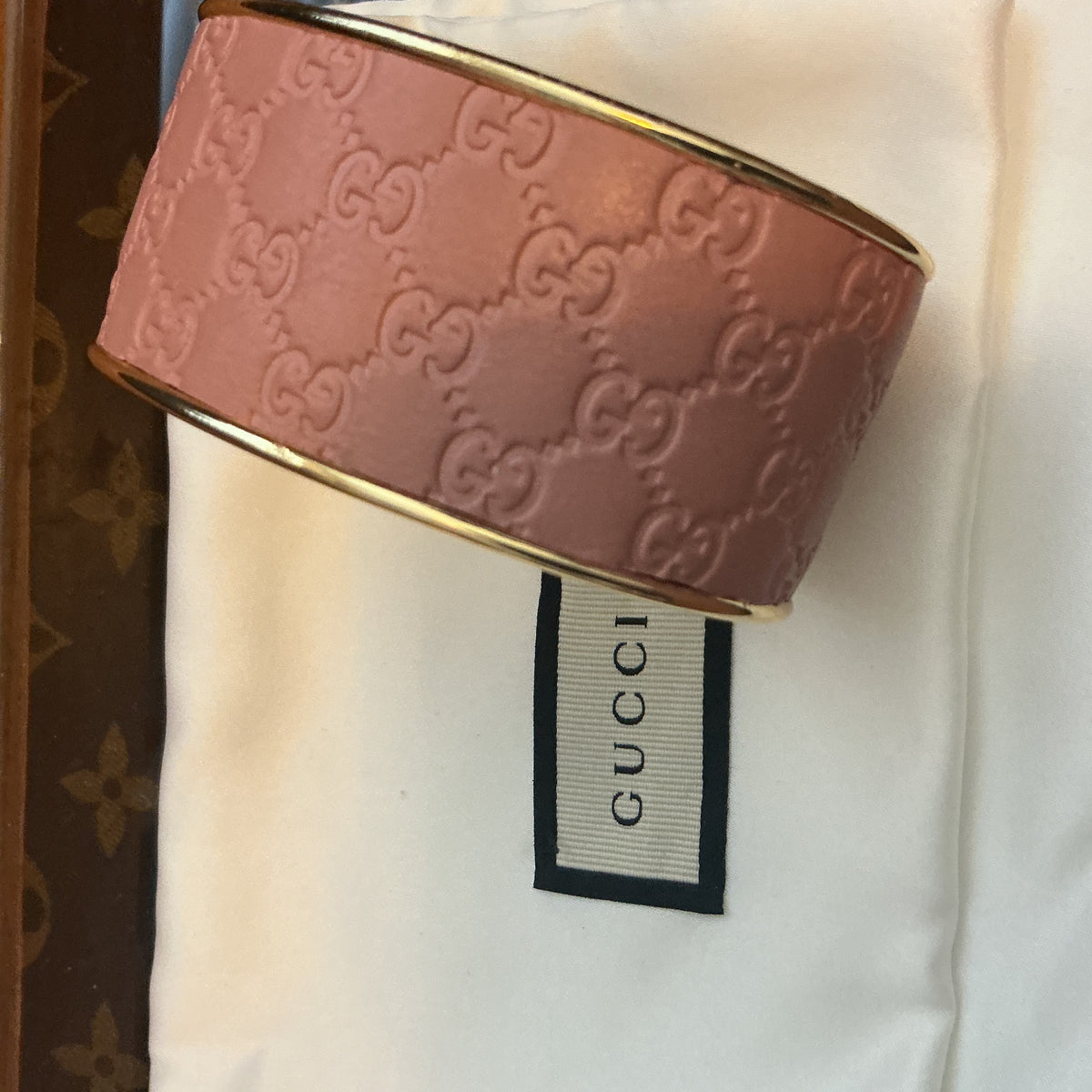 Luxury Authentic Canvas Cuff Bracelets Upcycled