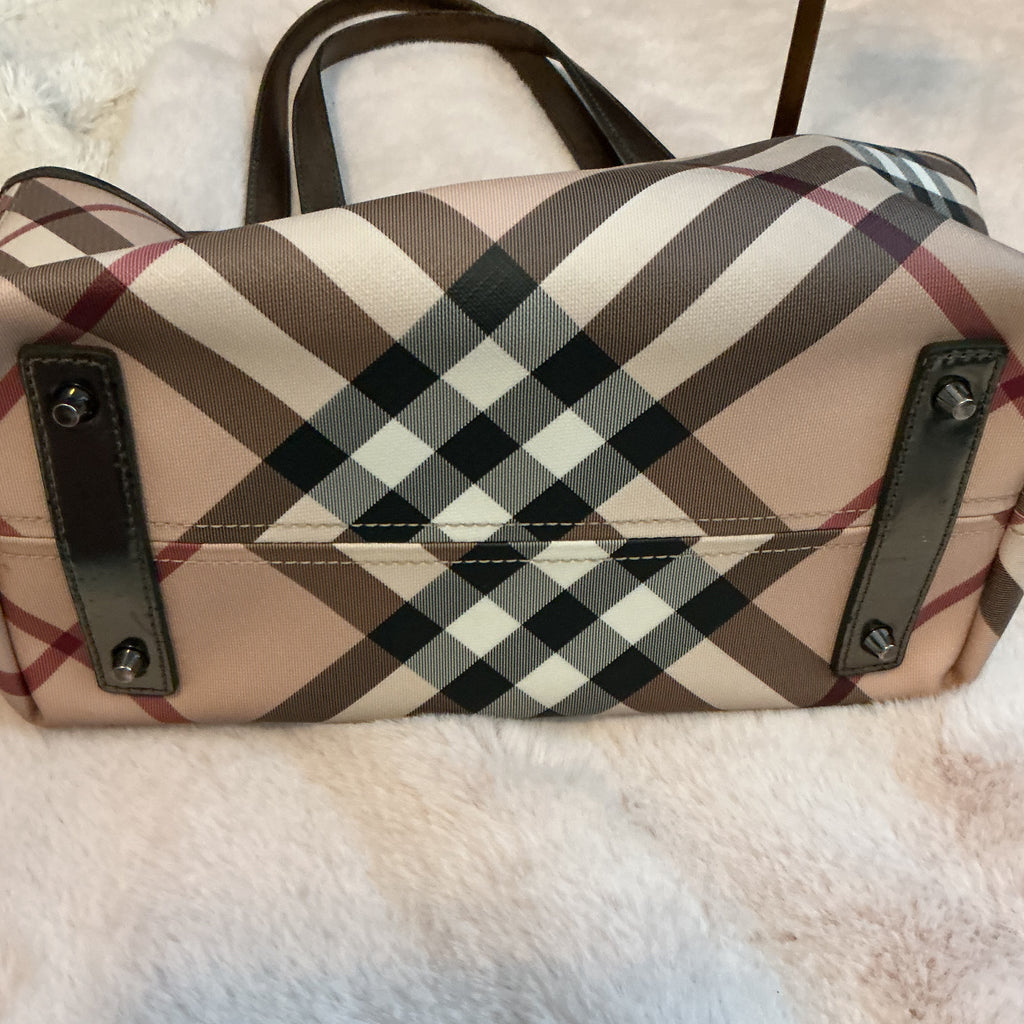 Burberry Nova Check MM Tote with Wristlet