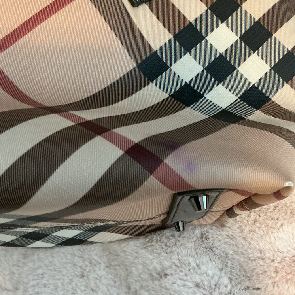 Burberry Nova Check MM Tote with Wristlet