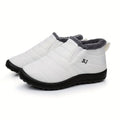 Warm Snow Boots for Women Men Slip Resistant Thick Sole Arctic Insulation Round Toe Outdoor Shoes PU Sole
