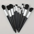 Makeup Brushes Set 13Pcs Premium Synthetic Brush Foundation Powder Blending Concealer Eyeshadow Blush Cosmetics Brushes Travel