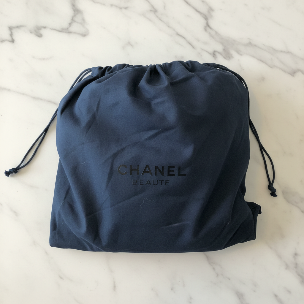 Chanel Beauty drawstring bag