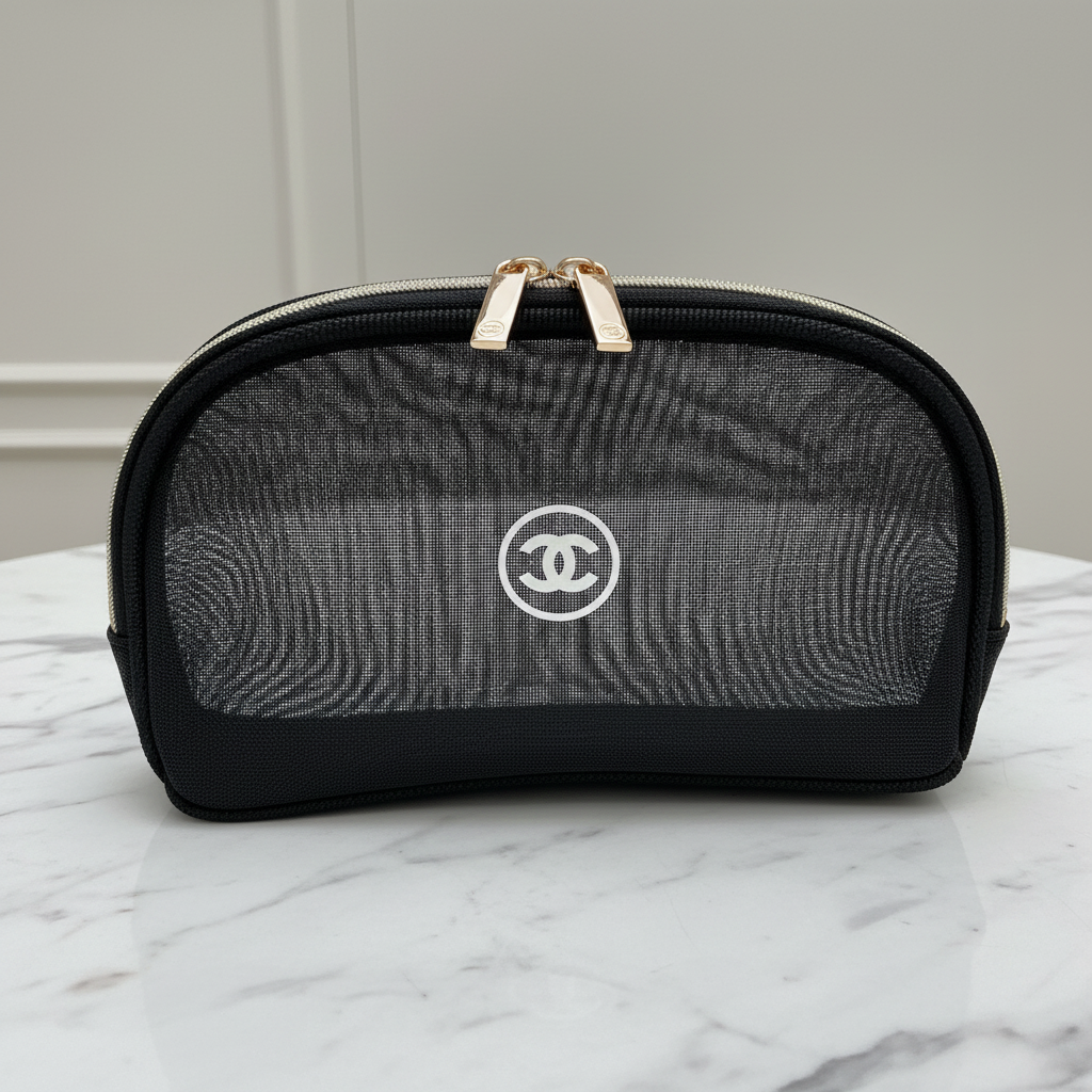 Chanel Pouch Closeup - Marble
