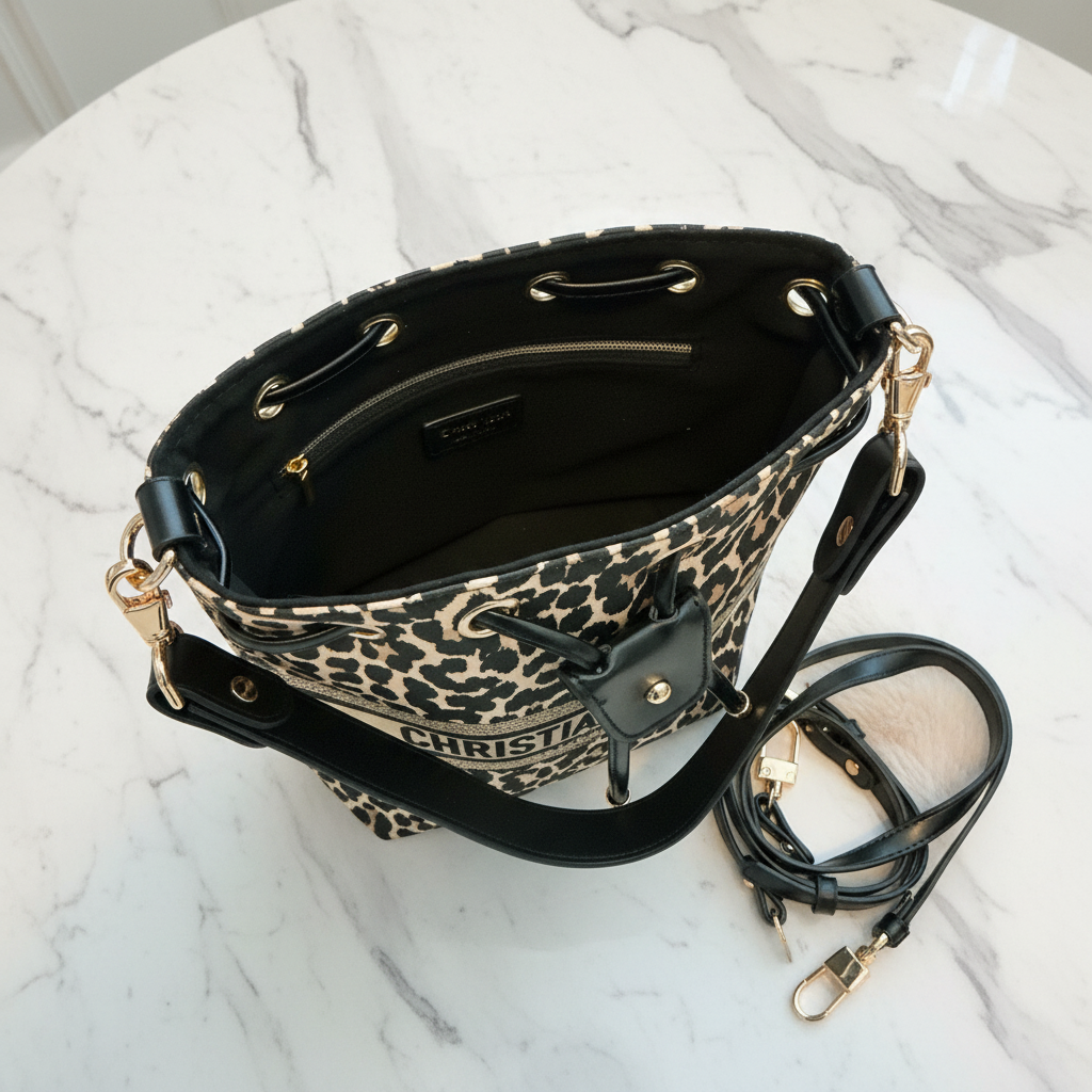Dior Leopard Bag - Interior