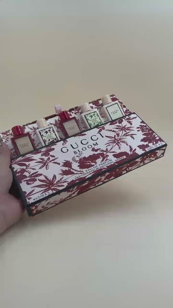 GUCCI BLOOM 5 PIECE PERFUME SET